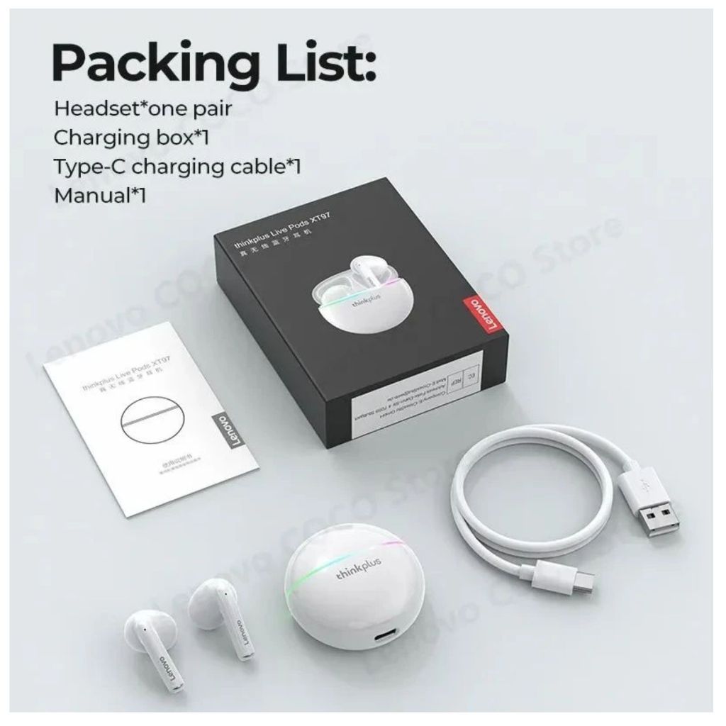 Lenovo Thinkplus Original TWS Earphone Bluetooth 5.2