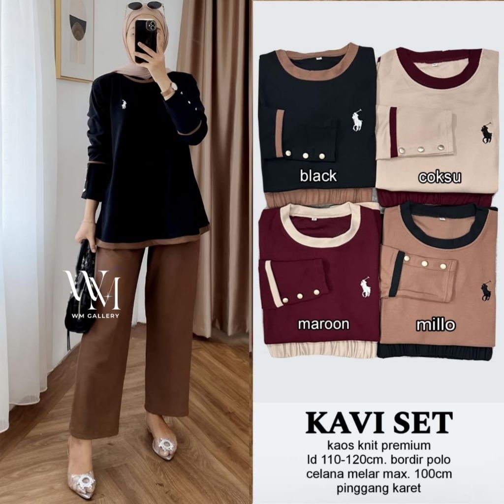 SETELAN BLOUSE JUMBO/KAVI/ONESET BLOUSE WANITA KAOS KNIT PREMIUM JUMBO LD 120 CM FIT XXL