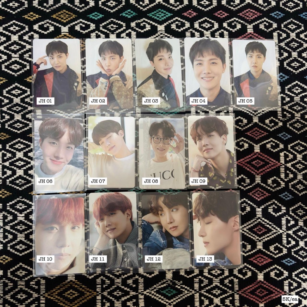 OFFICIAL PHOTOCARD PC BTS JHOPE  - PC DICON 101 JHOPE SATUAN