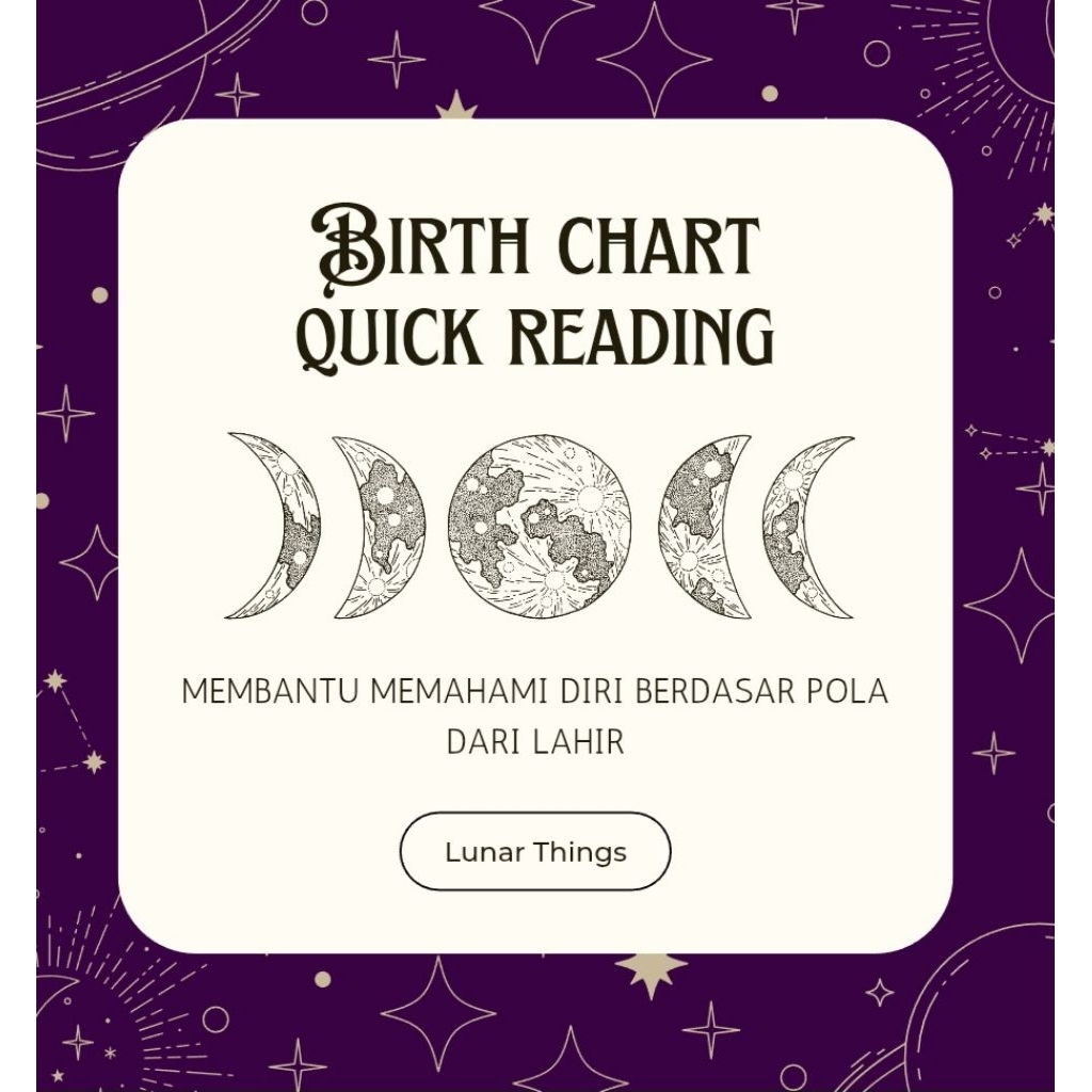 Birth Chart Quick Reading | Analisa Singkat Birth Chart Astrologi secara Umum