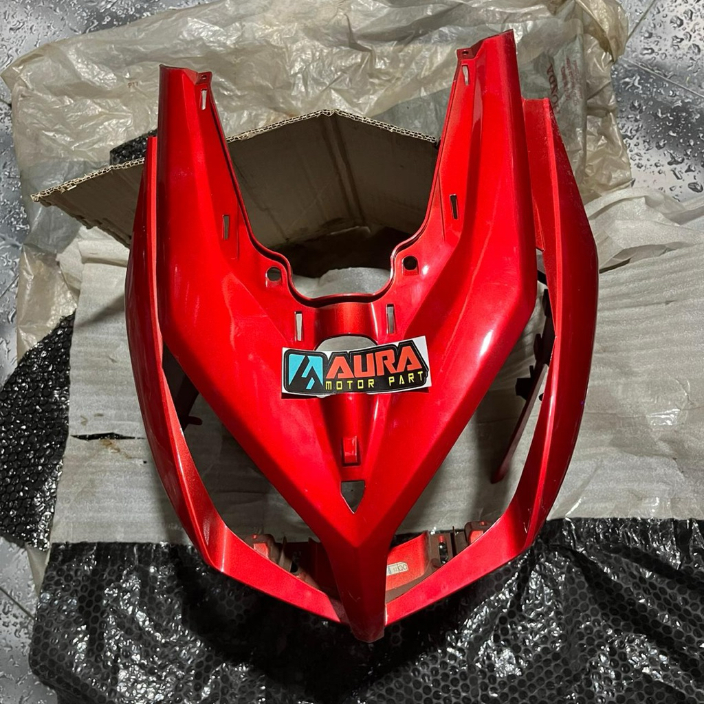 64301 KVB N50CSR COVER TAMENG DEPAN VARIO TECHNO 110 CBS MERAH MAROON ORIGINAL AHM