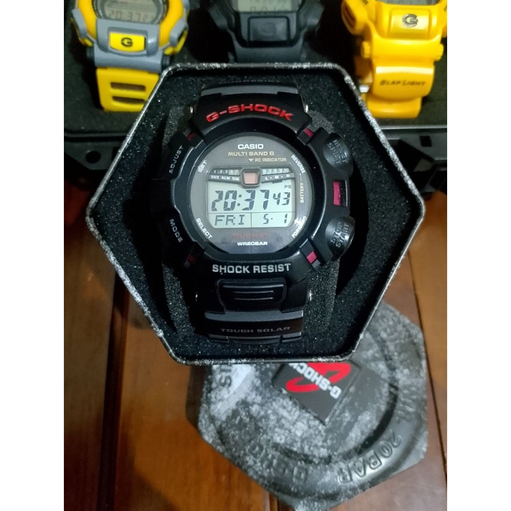 G-Shock DW-9010 Mudman Ninja Rare Vintage Second Original Shock Resist Water Resistance