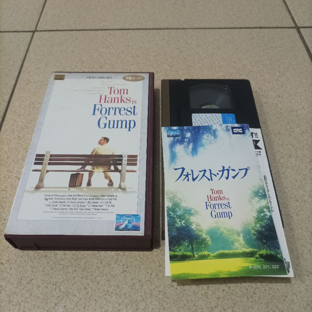 Original Kaset Video VHS Film Classic Forrest Gump Movie