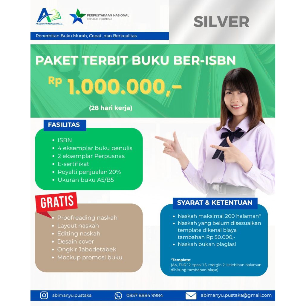 PAKET SILVER TERBIT BUKU BER ISBN
