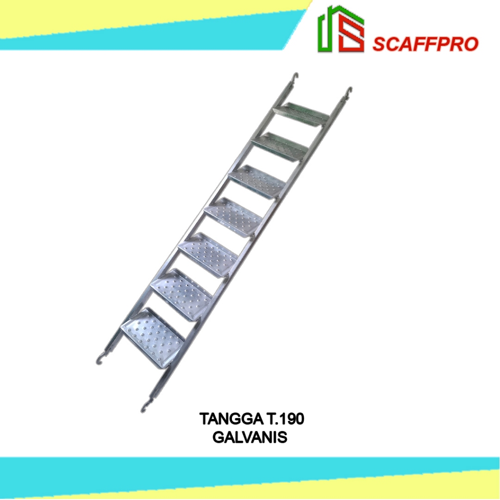 TANGGA 190 GALVANIS SCAFFOLDING STEGER PERANCAH MAIN FRAME 190