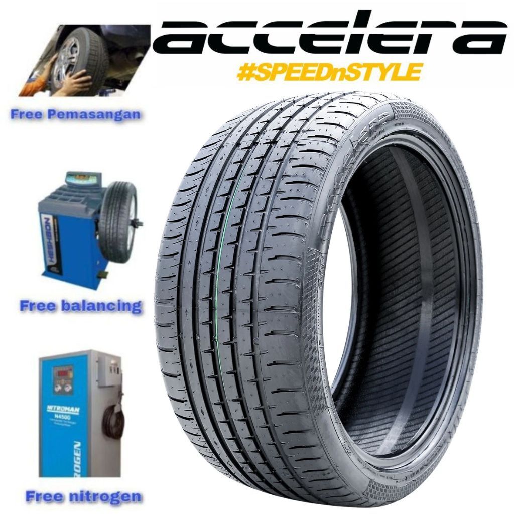 Ban Mobil R22 New Merk Accelera PHI Ukuran Ban 245/35 R22 Tubeless