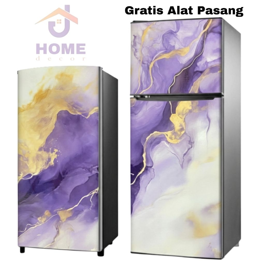 Sticker Kulkas Lemari Es 1 Pintu 2 Pintu