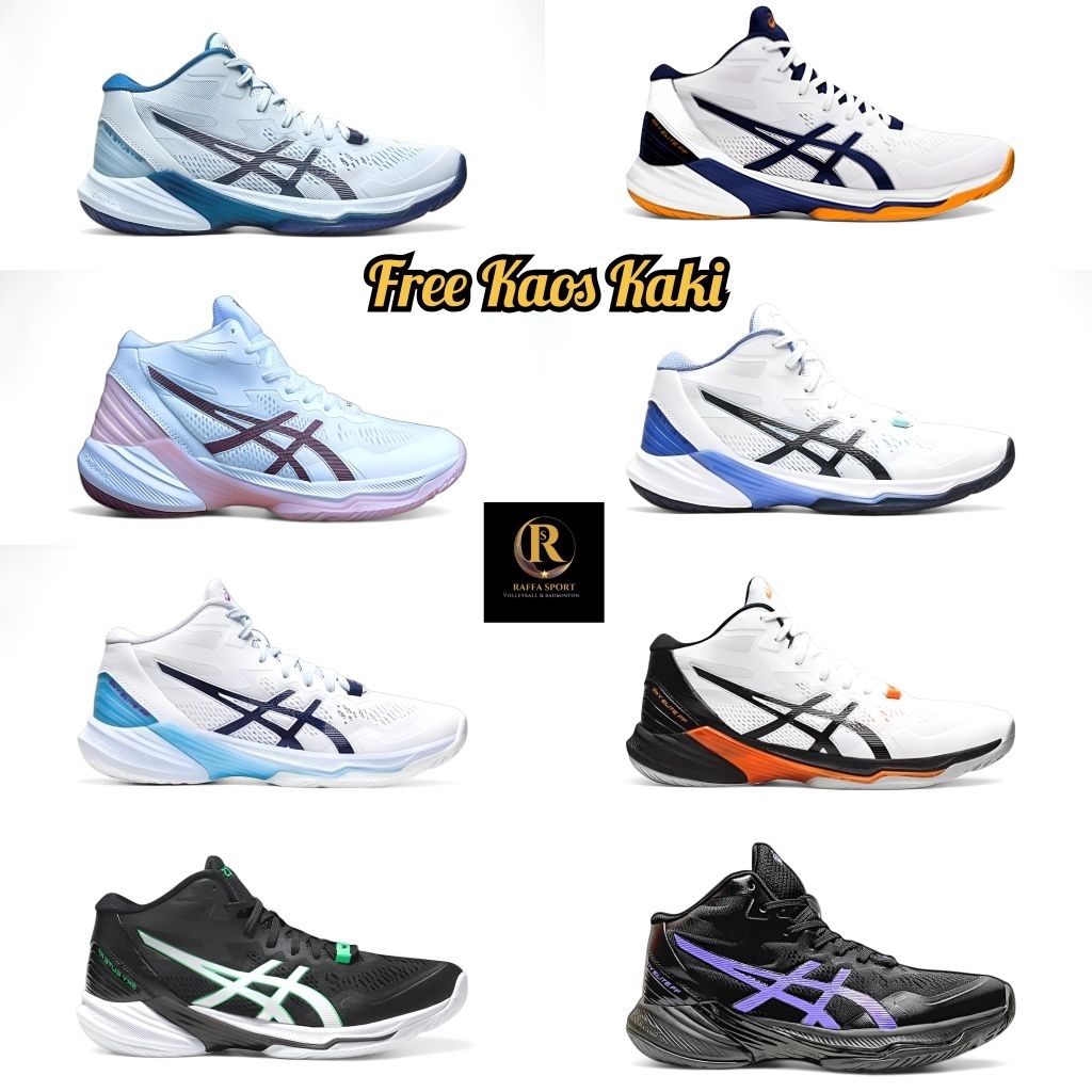 Sepatu Volly Sky Elite Ff2 Mid Super Premium - Sepatu Voli Pria Dan Wanita