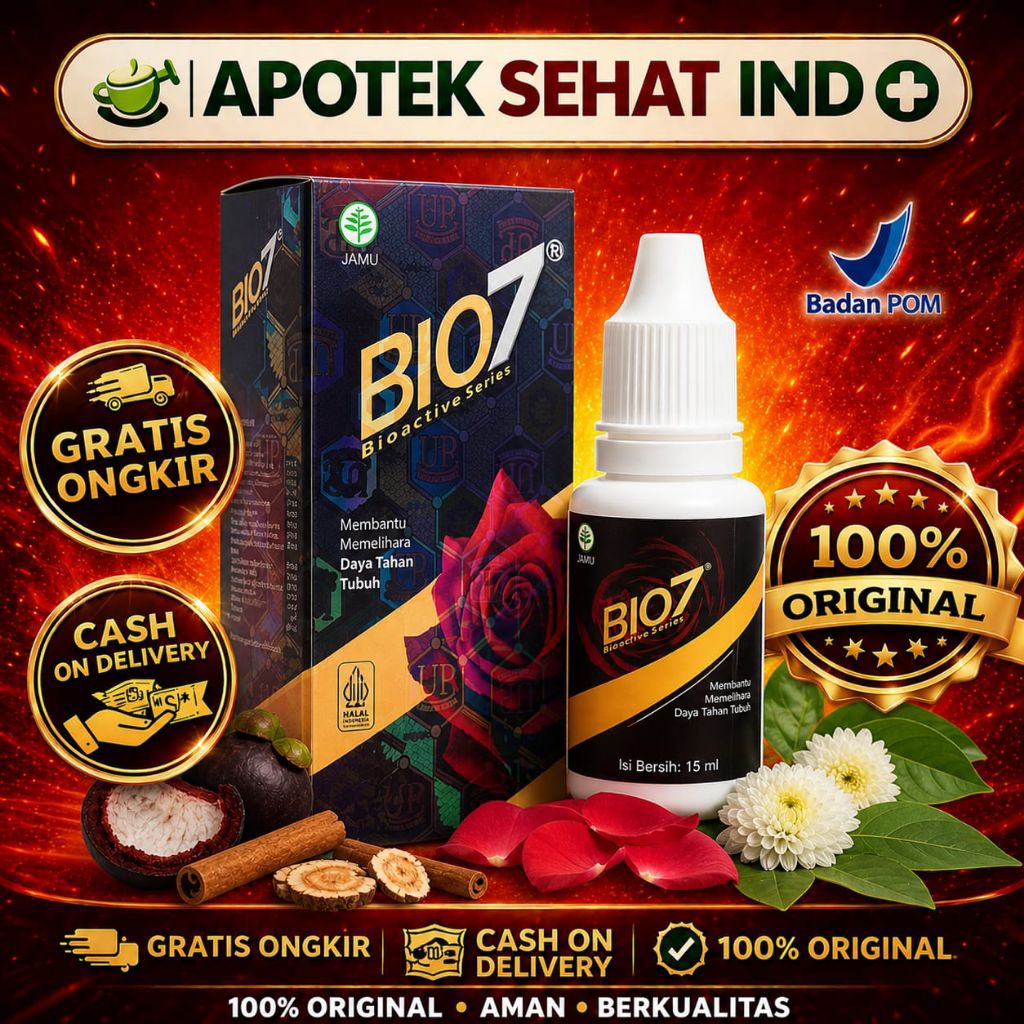 BIO7 BIO SEVEN 15ML JAMU TETES HERBAL BIO7 SEHAT HERBAL ASLI
