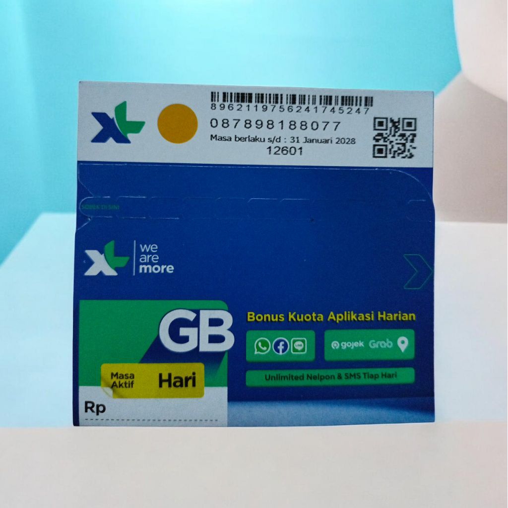 nomor cantik XL 878 9 818 80 77 isi kuota 3gb jaringan 5G