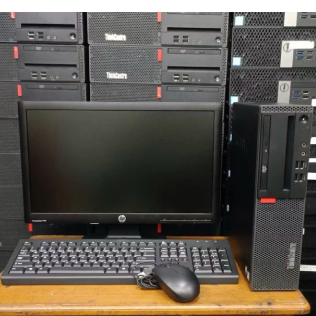 PAKET PC LENOVO M910s CORE i5-6100 RAM 16GB SSD 256GB MONITOR 19 INCH