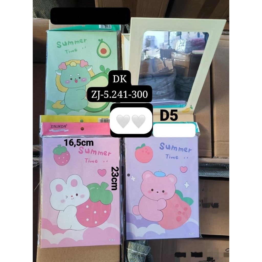 Grosir Lusinan Cermin Lipat Karton Buku Motif Gambar Karakter Kaca Meja Portable Travel Praktis