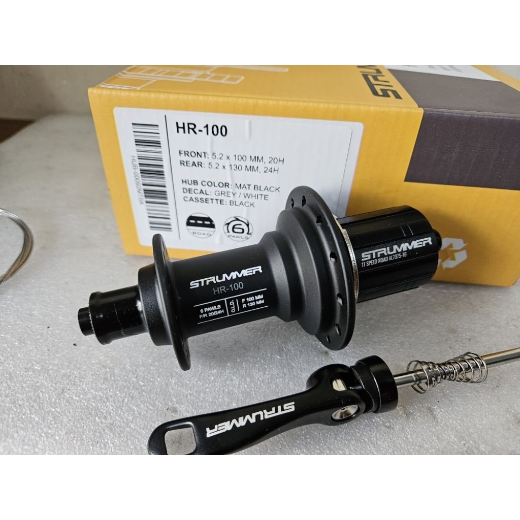 Freehub Rear Hub Strummer Road HR 100 6 pawls untuk rimsbare untuk sepeda roadbike federal