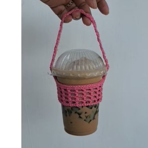 Cup Holder rajut/cup sleeve