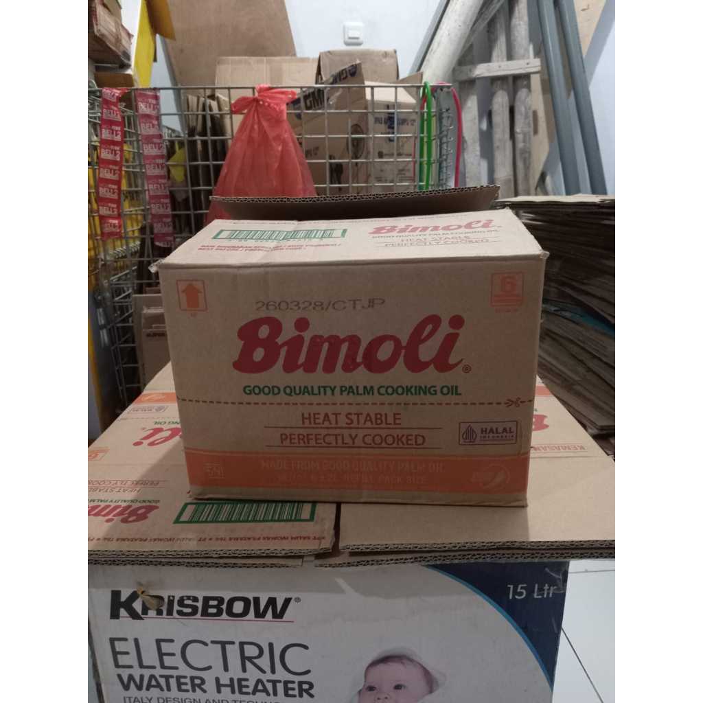Kardus Bekas Minyak Goreng 6 x 2 Liter