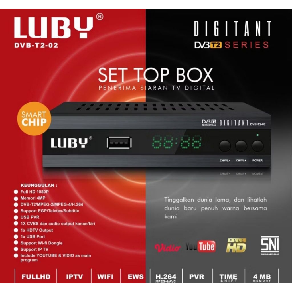 set top box tv digital luby