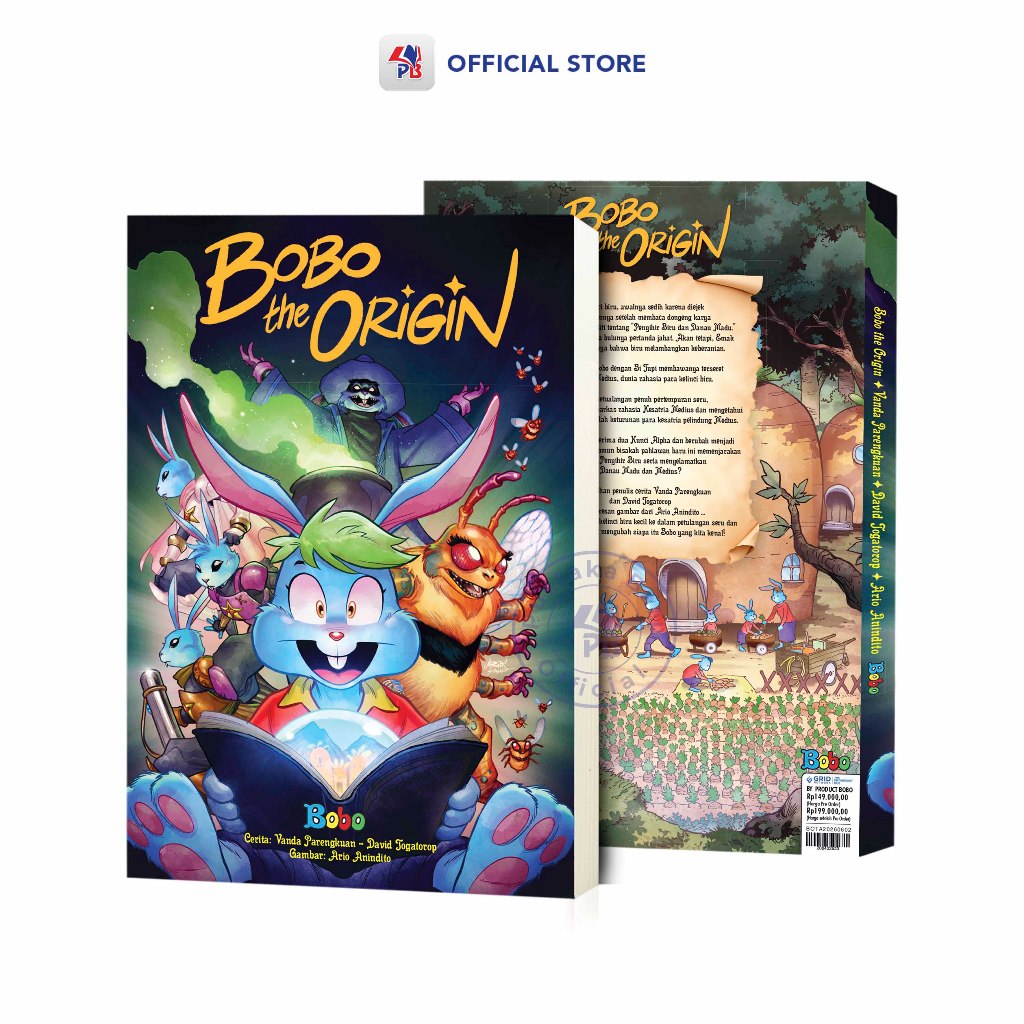 Buku Novel Gravis Bobo The Origin – Edisi Ulang Tahun Ke 53 Majalah Bobo / GRAMEDIA