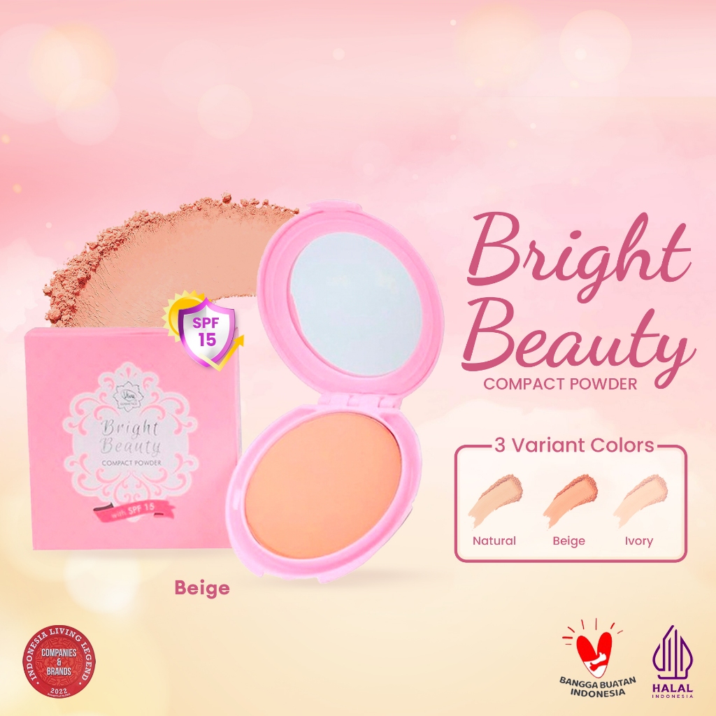 Viva Bright Beauty Compact Powder SPF15 | bedak padat viva