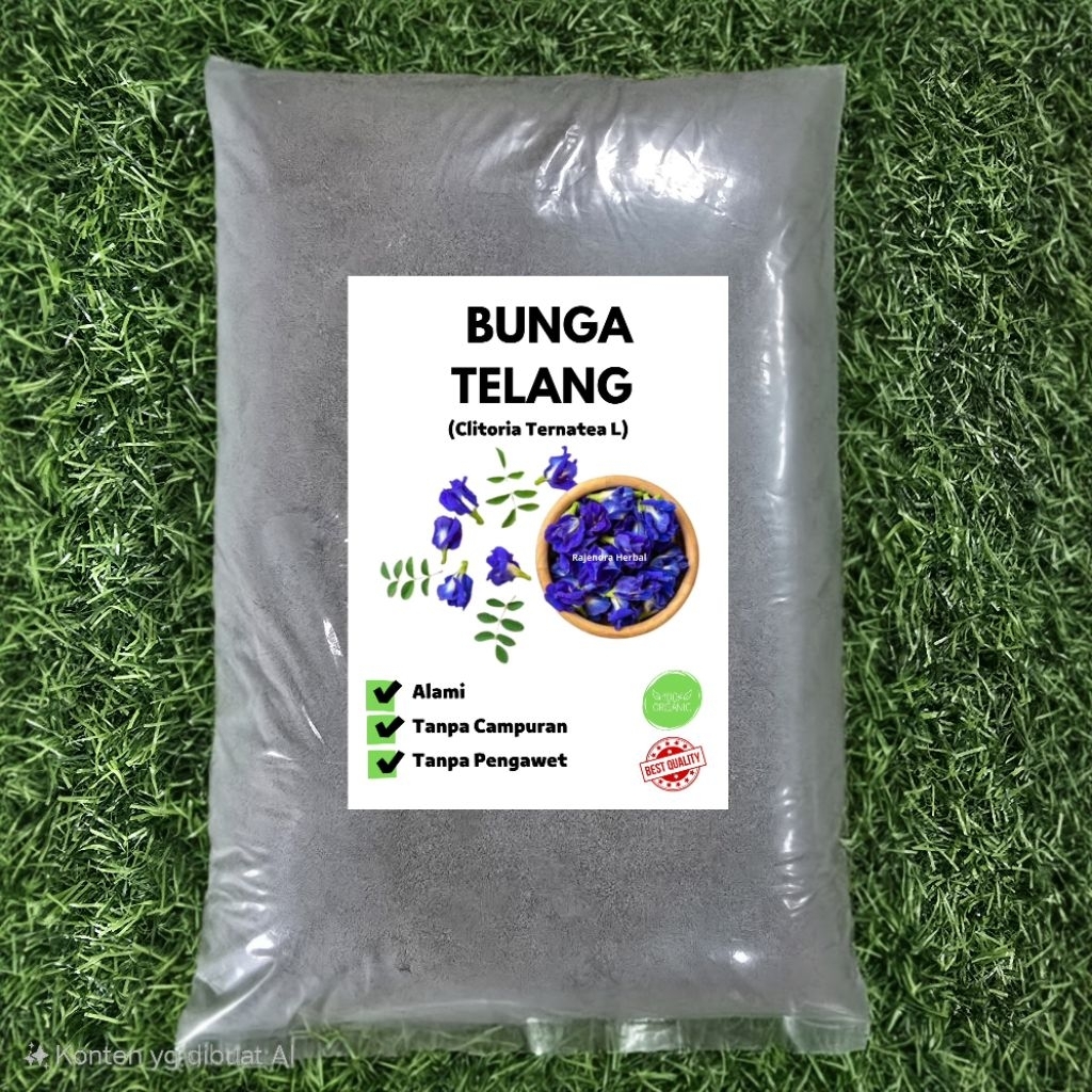 Telang Bubuk 500gram Bunga Telang