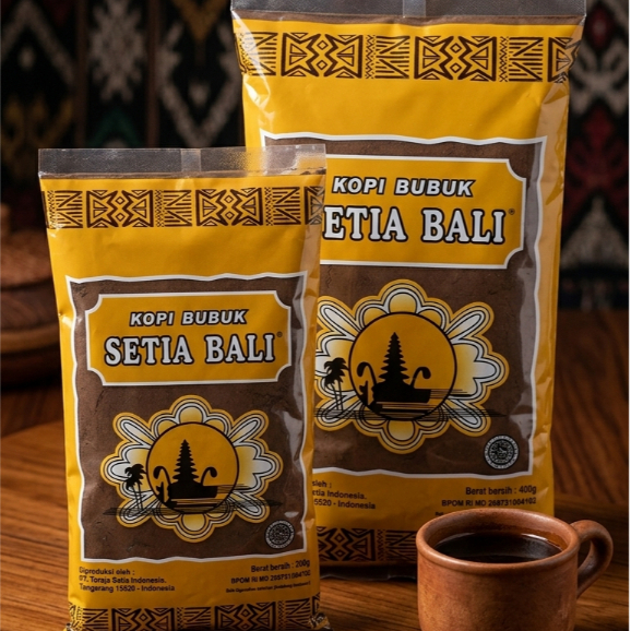 Kopi Setia Bali 200 Gram | 400 Gram - Kopi Bubuk Setia Bali