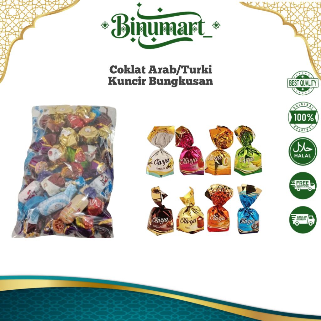 Coklat Turki Coklat arab 1 kg/coklat kuncir