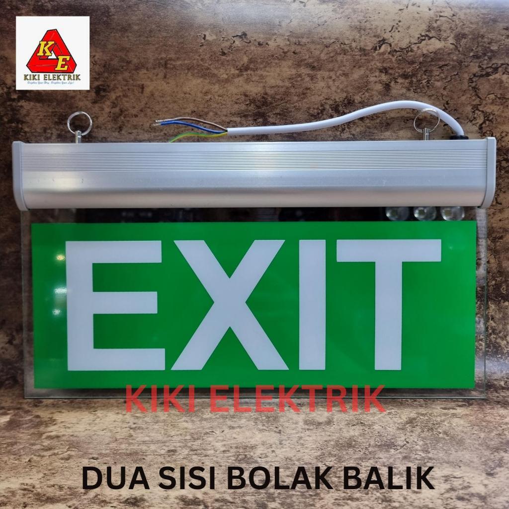 Lampu EXIT Emergency Acrylic / Lampu Darurat / Emergency Exit