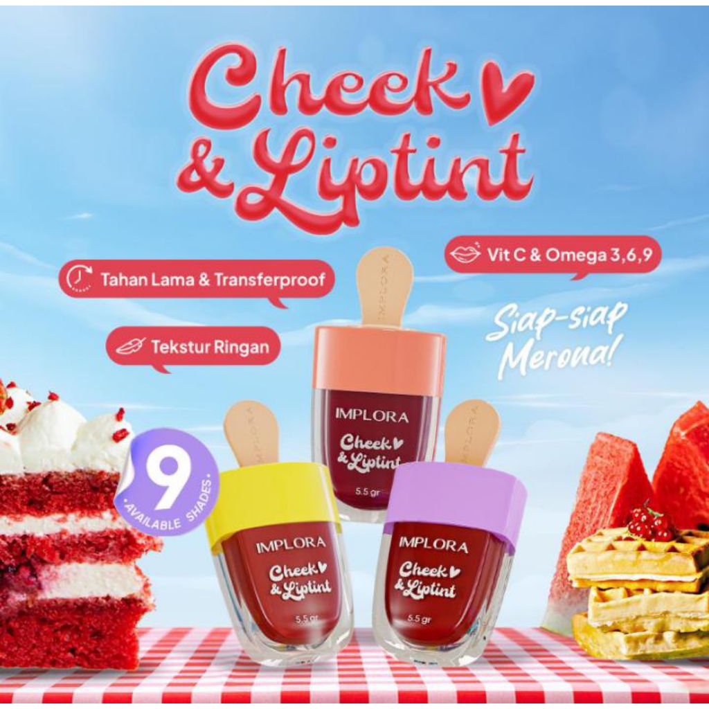 IMPLORA CHEEK & LIPTINT || LIPTINT IMPLORA