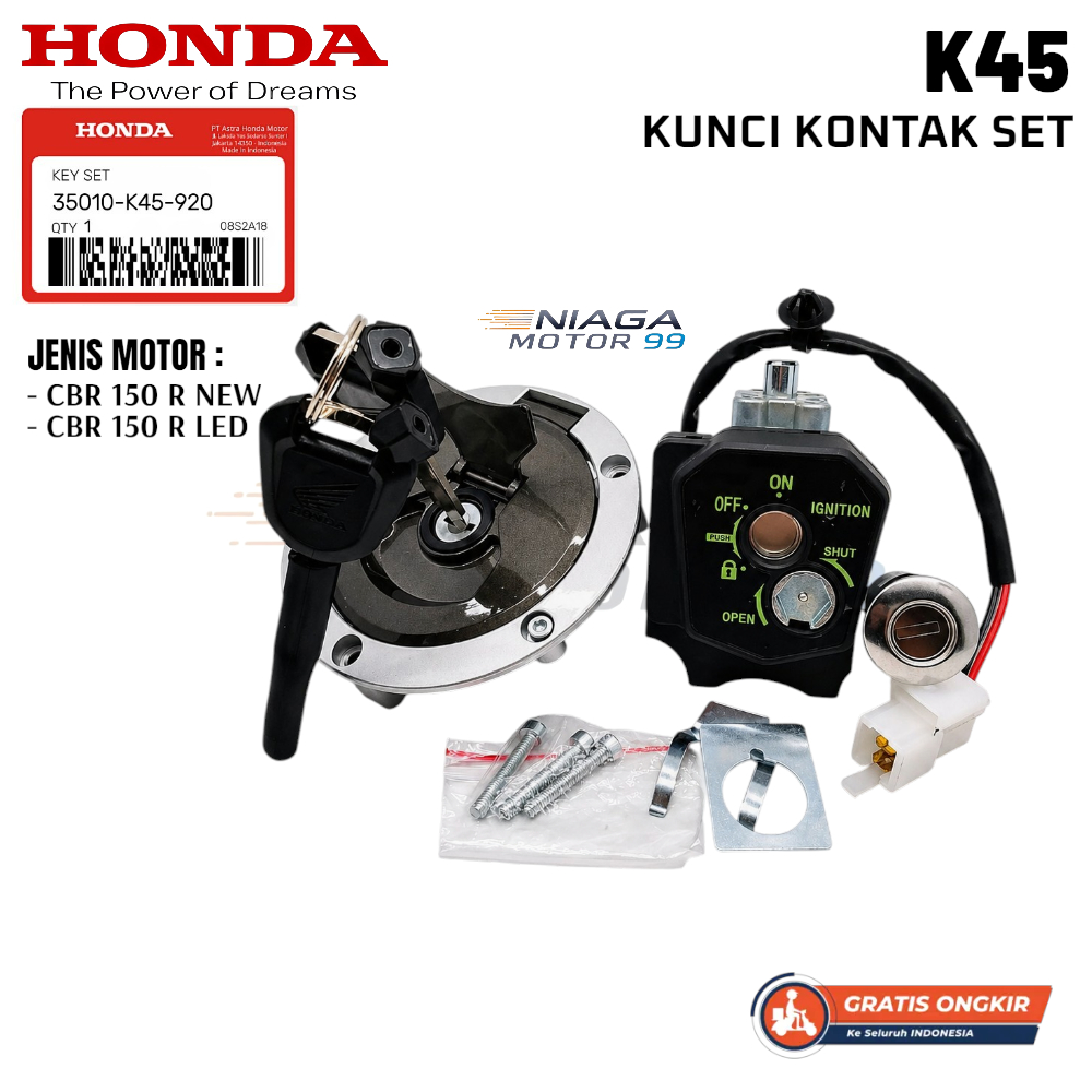 Kunci Kontak / CBR 150R New / CBR 150R LED K45