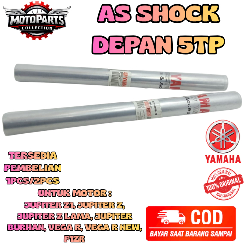 AS SHOCK DEPAN-5TP ASLI ORIGINAL YAMAHA BURHAN/JUPITER Z LAMA/BURHAN/VEGA R LAMA ORIGINAL 100% YGP .