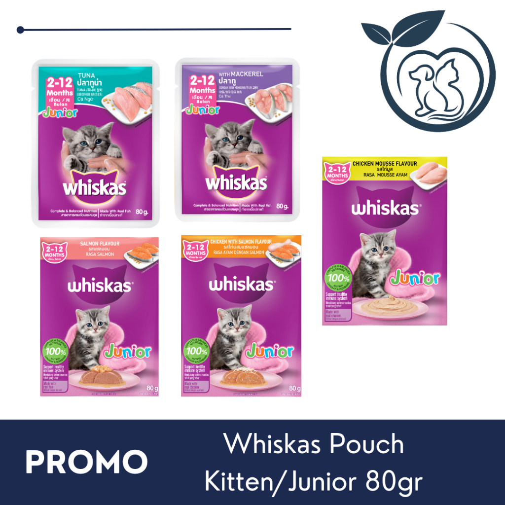 Whiskas Pouch Makanan Kucing Basah Kitten