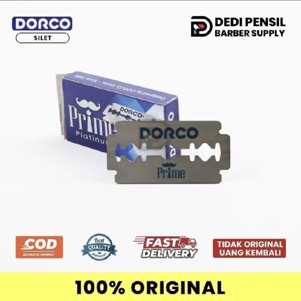 (BISA COD) ECER SILET DORCO MERAH DORCO BIRU 1 KOTAK ISI 5 KEPING