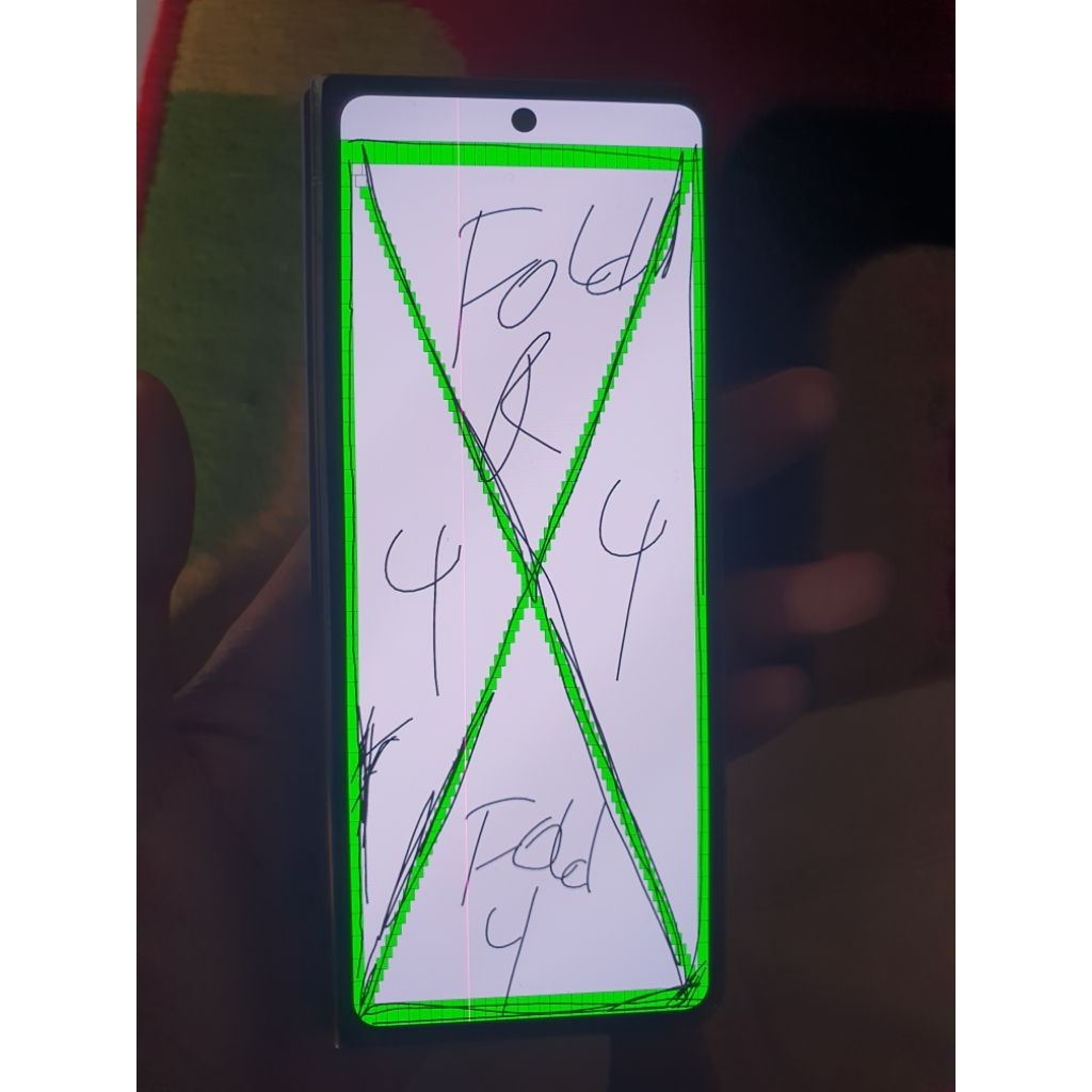 lcd depan samsung z fold 4 minus ringan