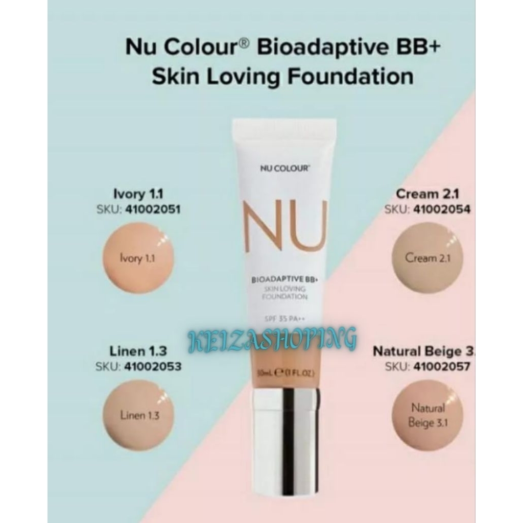NU COLOUR BB CREAM BIOADATIF ORI NEW NATURAL EXP 2027