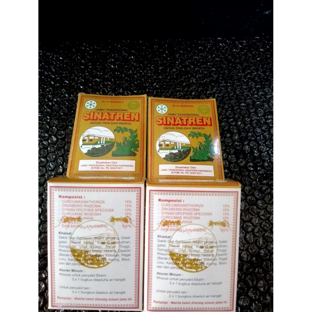 Jamu tradisional Sinatren 1 box isi 10 untuk pria dan wanita