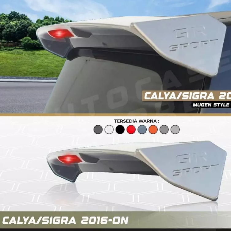 Spoiler Topi Belakang Calya Sigra Mugen