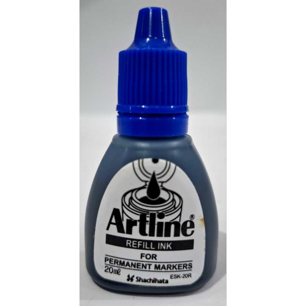 refill ink artline permanen marker hitam/ isi spidol permanen hitam ESK-20R