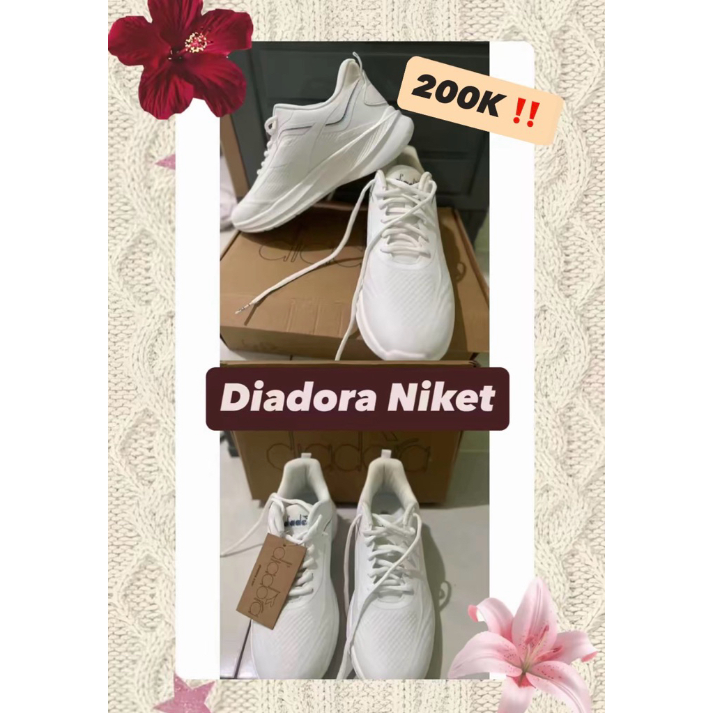Diadora Niket Running Shoes - White