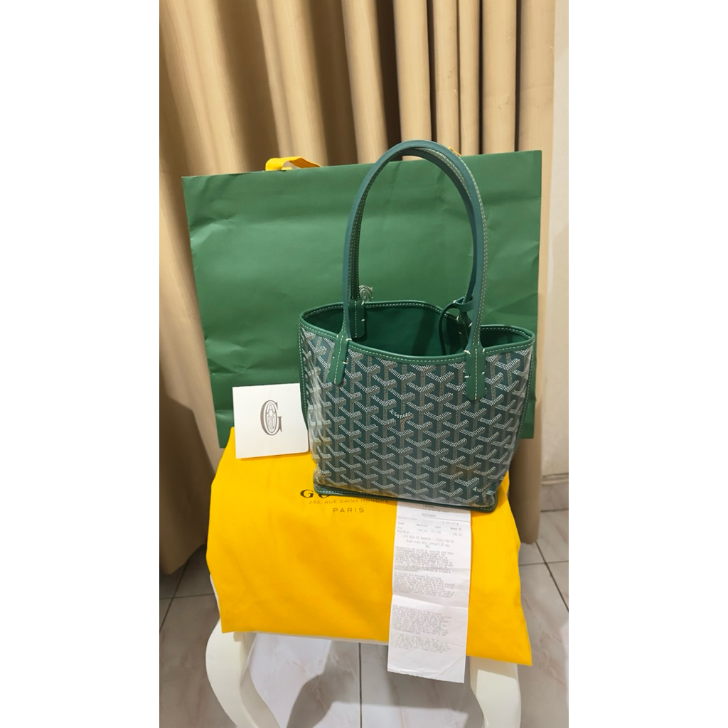 GOYARD MINI ANJOU Goyard Anjou GREEN
