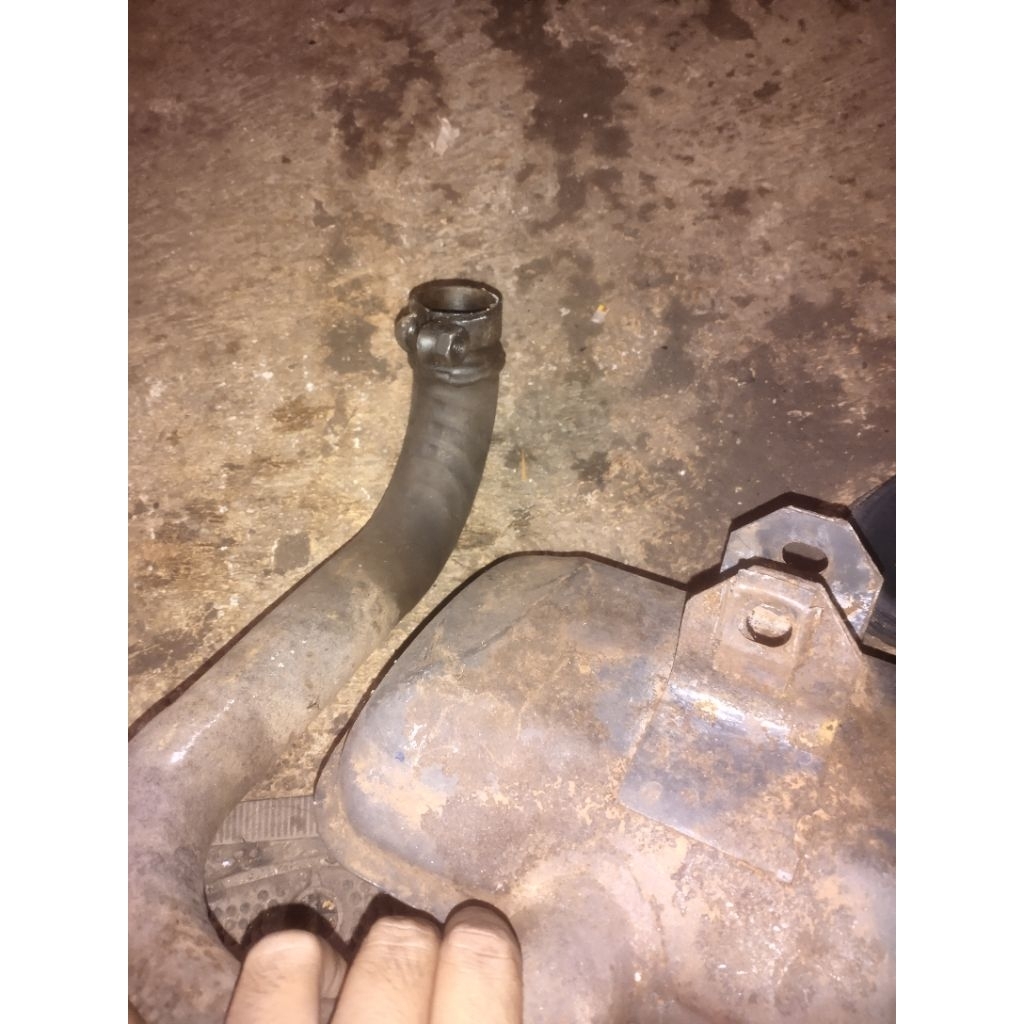 knalpot vespa excel dgm krut original