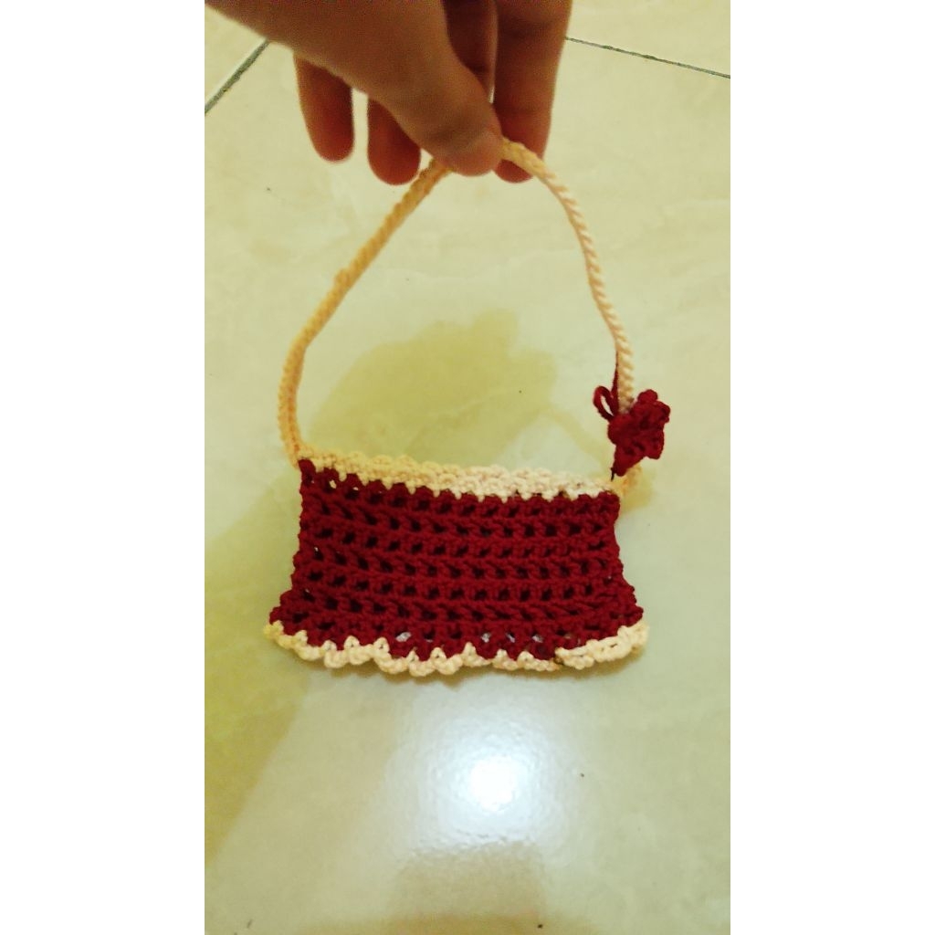 Tas Tumbler Rajut, Sarung Botol Rajut, atau Tumbler Bag Crochet