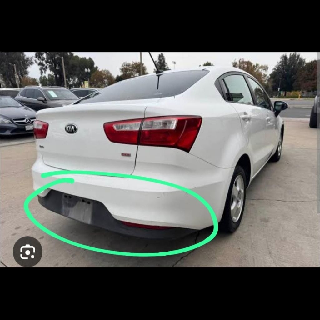 Wing spoiler bemper belakang bawah kia rio LX 2016 2017 sedan original 88612-1W500