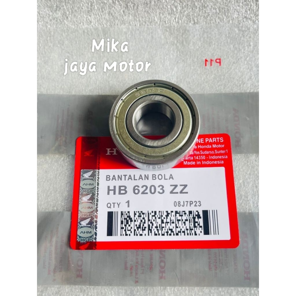 Bearing Laher nap gear 6203zz 1Pc Honda Revo abs, Revo fit karbu, Revo fit injeksi, Revo x injeksi, 