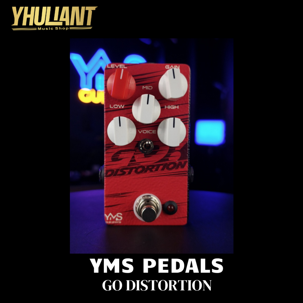 YMS Pedals Go Distortion  Guitar Pedal Effect Original Made in Indonesia