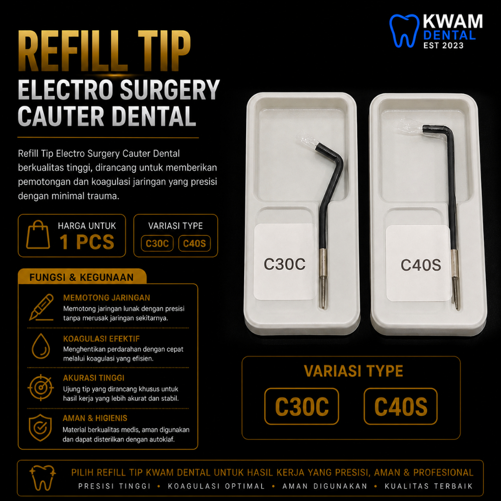 Reffil Tip  Electro Surgery Cauter Dental 1 pcs