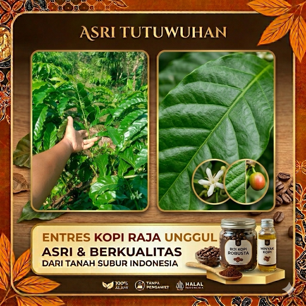 [PERBATANG] Entres Kopi Raja Klon Bagio Arsyad Grade A+ Super Unggul Siap Stek