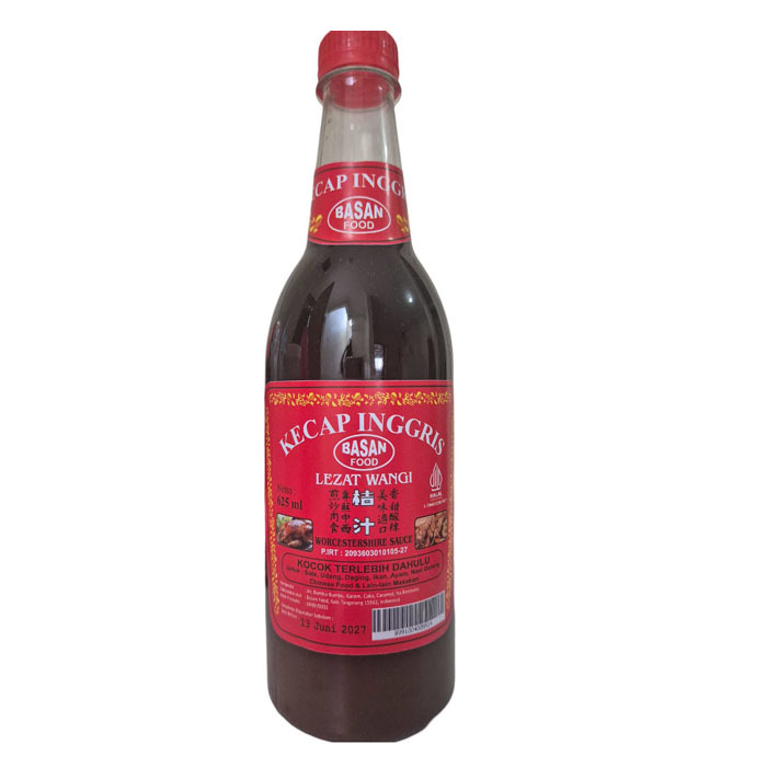 Kecap Inggris Botol Besar 625ml-Basan Food