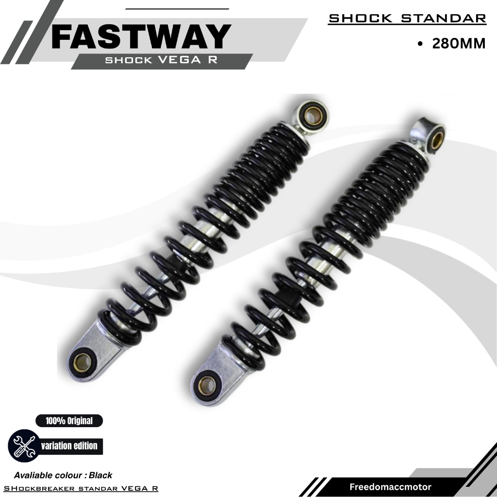 Shockbreaker vega r fastway 280mm shock belakang variasi bebek vega new zr old