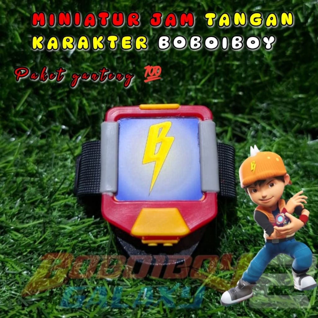 Jam tangan boboiboy anak laki laki bisa nyala | jam sport mainan anak laki laki karakter boboiboy bi