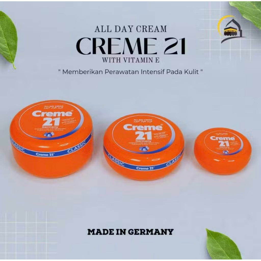 CREME 21 250ml PELEMBAB KULIT ORIGINAL GERMANY CREME 21 ALL DAY CREME 21 MOISZTURIZER CREME 21 50 15