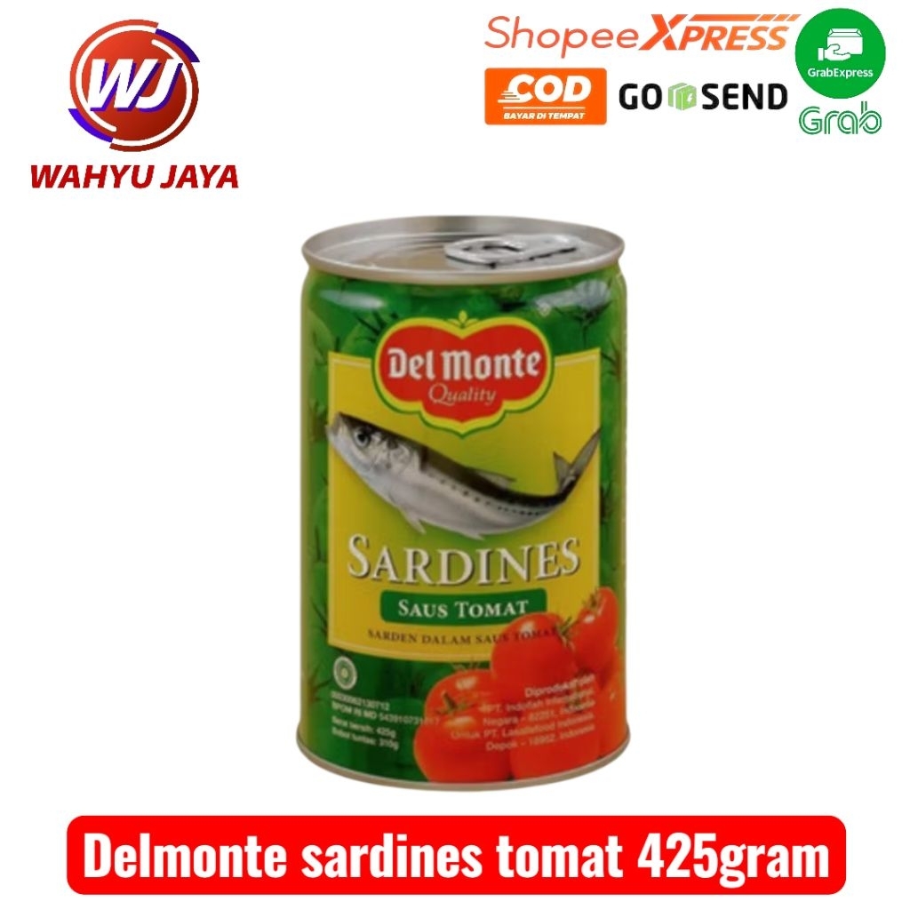 Delmonte sarden tomat 425gram